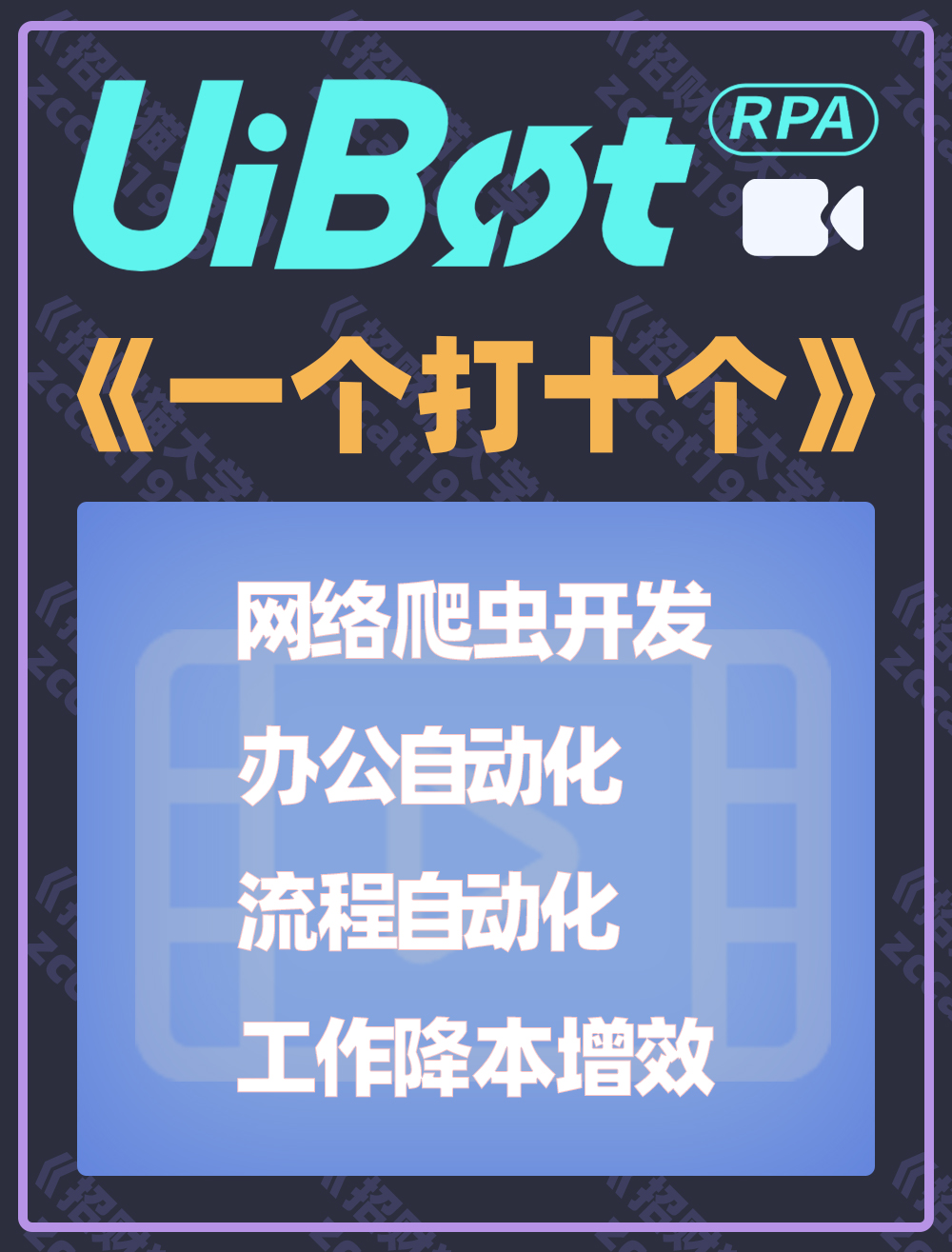 预售【培训】每个人必会的RPA自动化技能,小白0基础半小时可入门
